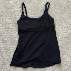 Auden black Nursing Tank with built in bra size medium